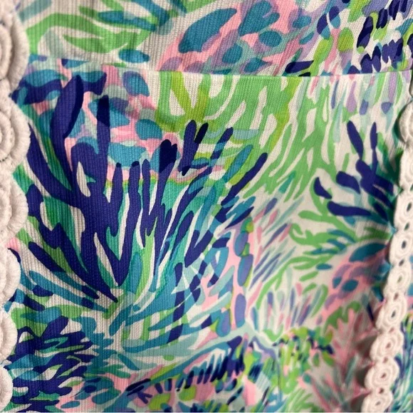 Lilly Pulitzer Jesse Romper in Multi Shell of a Party Size 8 - Picture 7 of 14